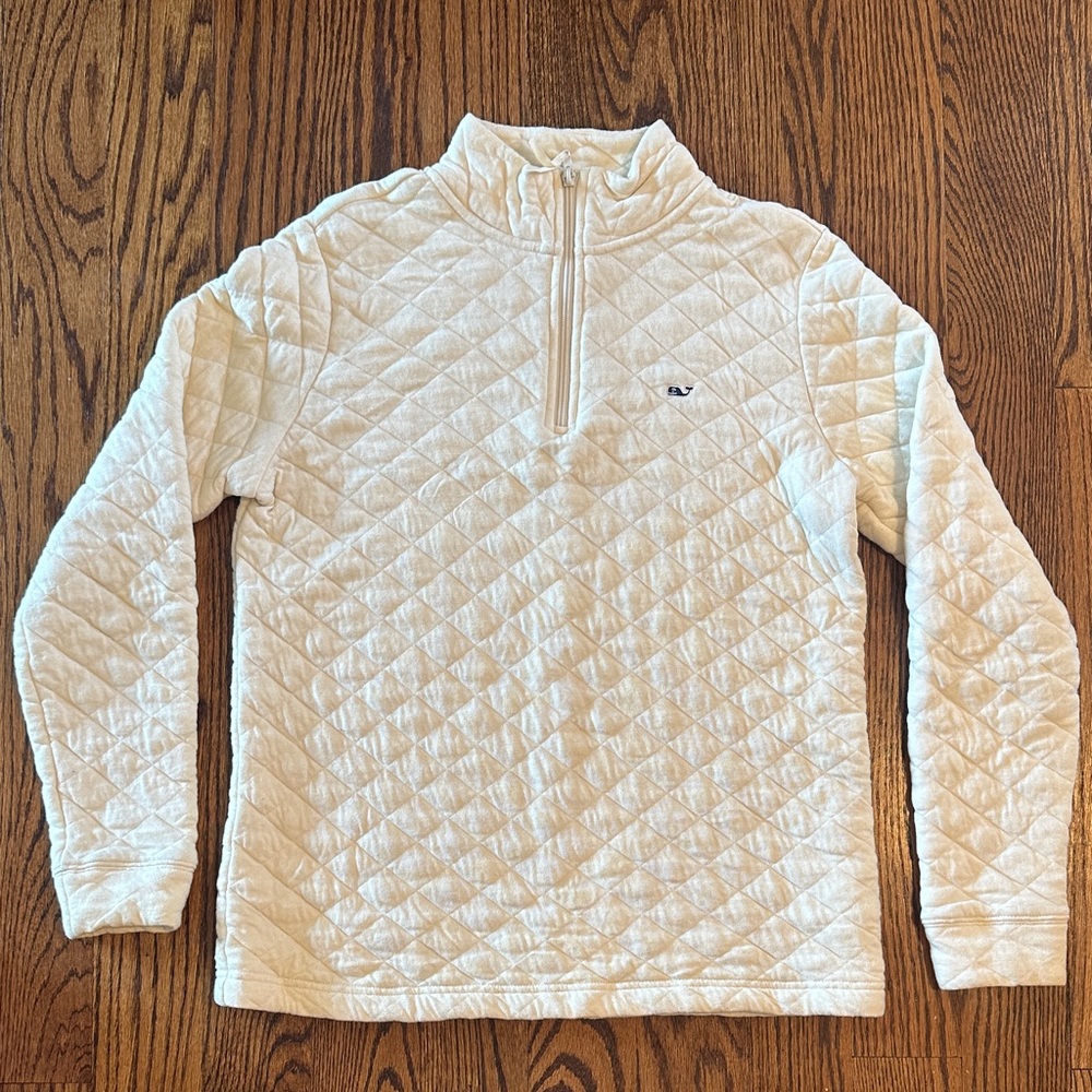 Vineyard Vines Quilted Quarter Zip Pullover